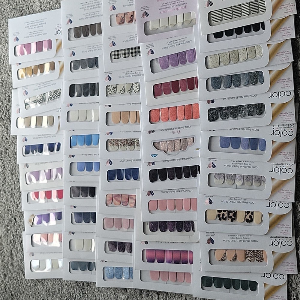 LOT OF 50 Color Street Nails - INCLUDING RETIRED SETS